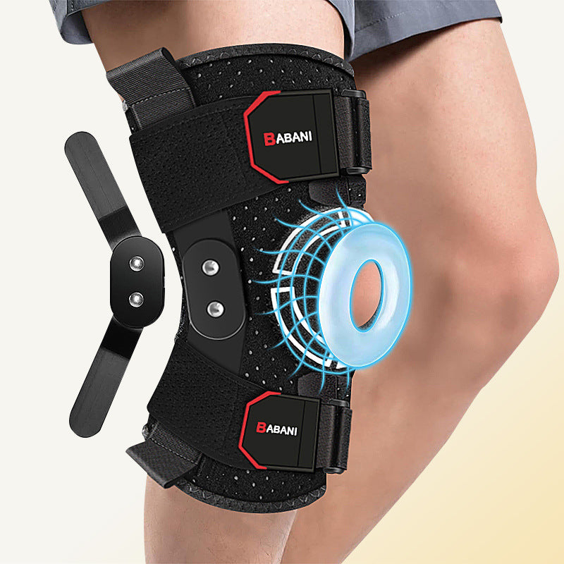 Brace sport de soutien de genou avec fixation en silicone Patella