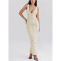2024ss Sexy Deep V Robe de fête