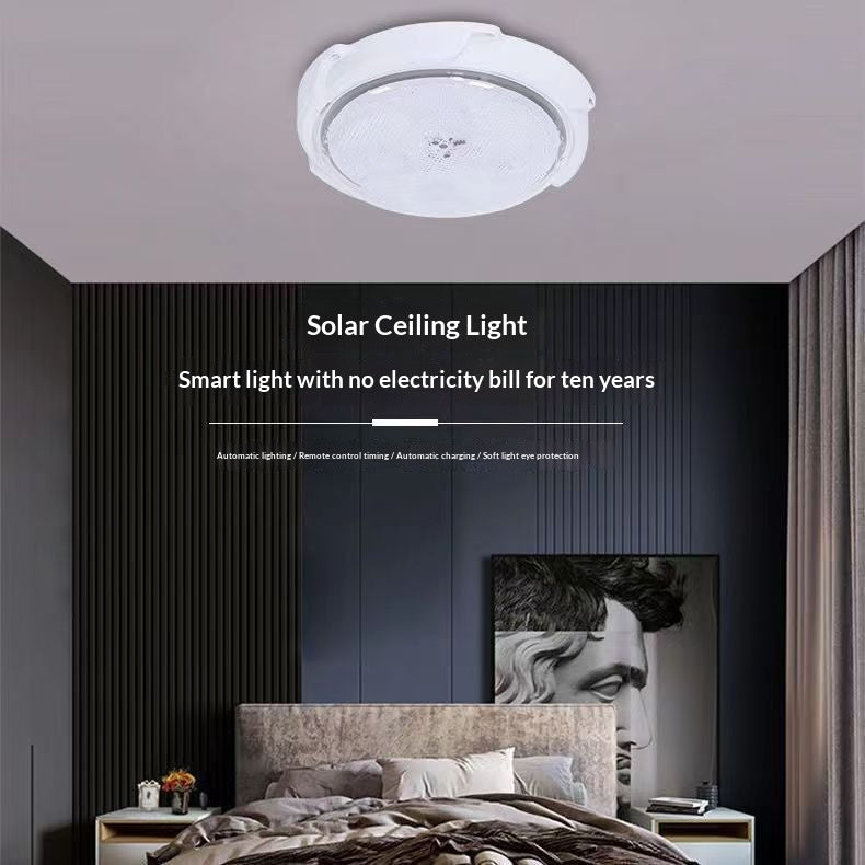 Lampe de plafond solaire Éclairage intérieur ménager