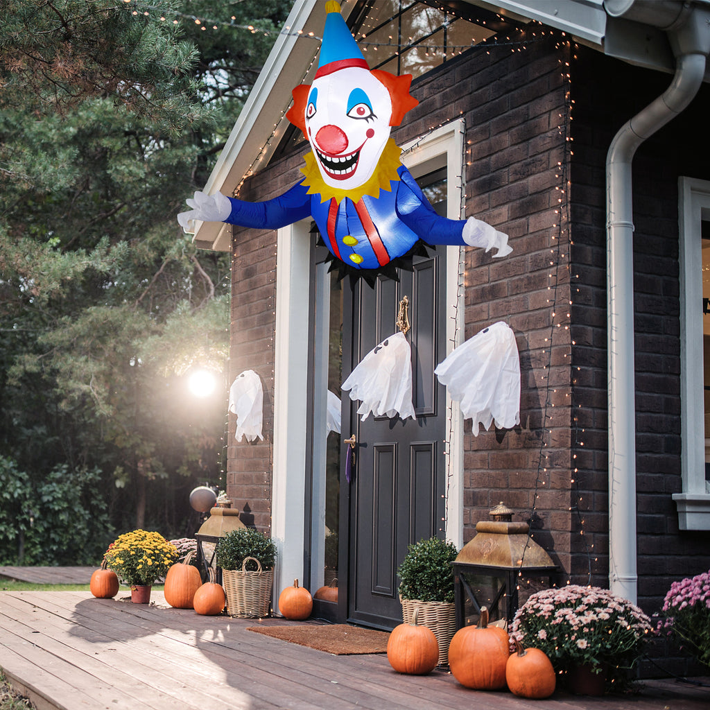 Remplacer 82852062 3.3 FT Clown gonflable d'Halloween cassé de la fenêtre extérieure Decoratio