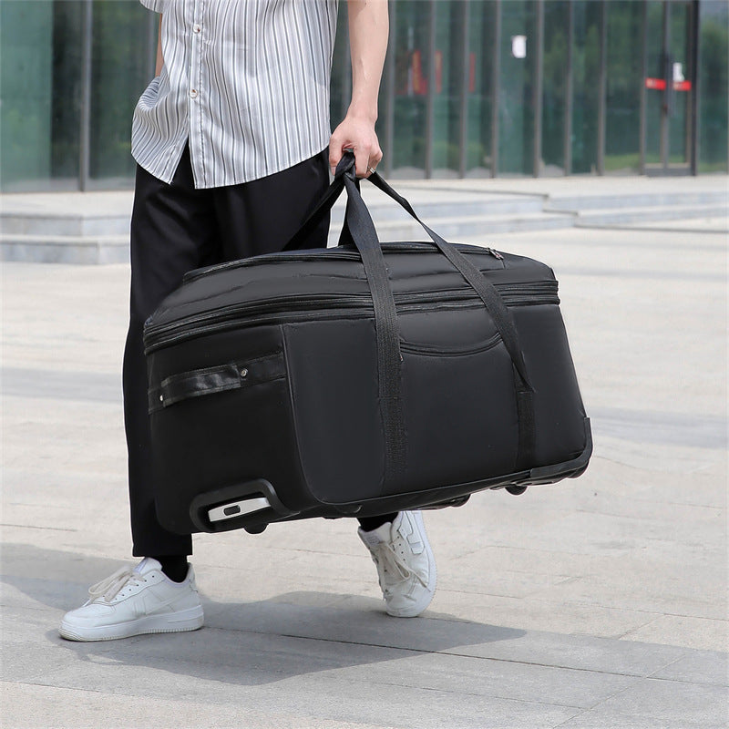 Femmes Travel Value Trolley Sacs à roulettes Oxford Waterproof Rolling Bagage Travel Ha
