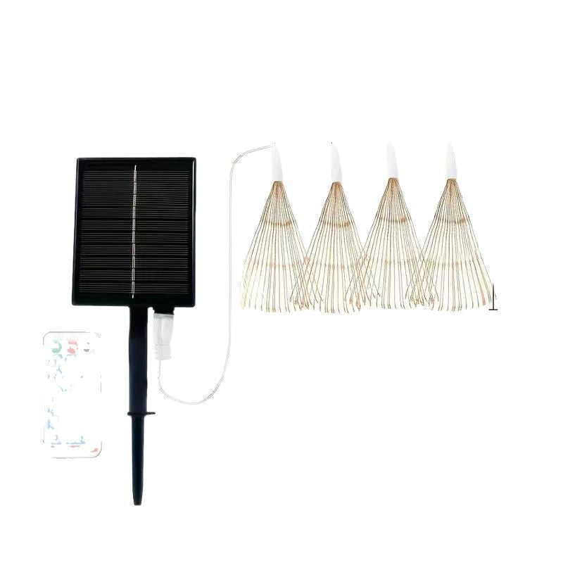 Lampe de feu de suspension à LED solaire pour le camping Canopy