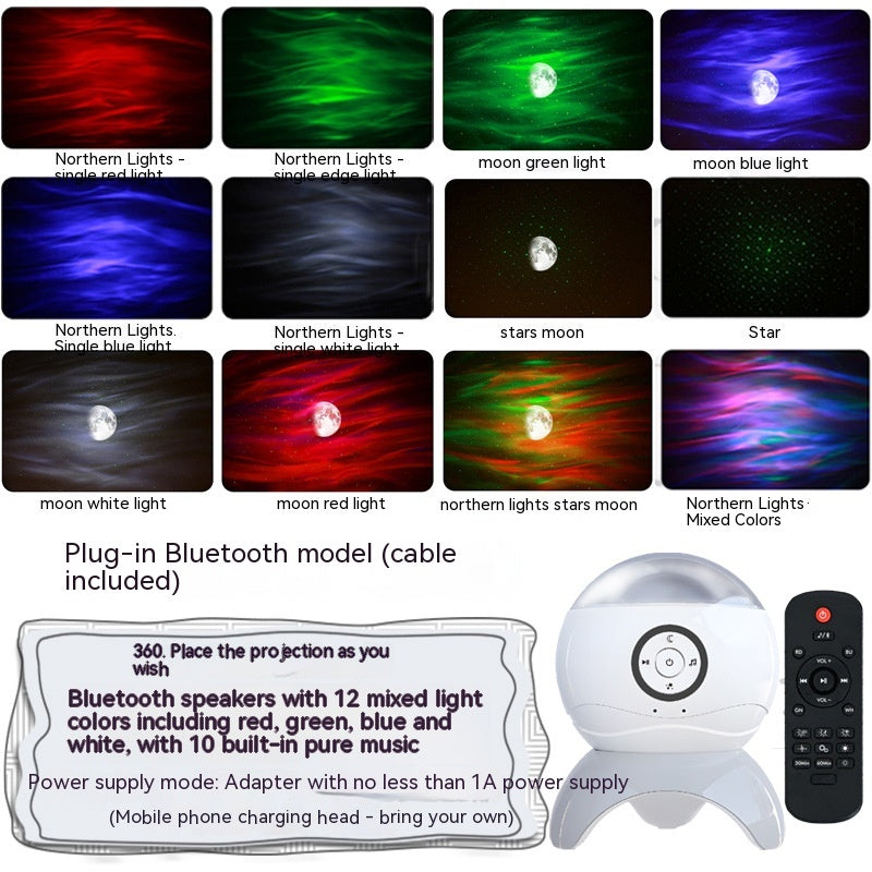 Jouet pour enfants de projecteur Starry Sky Bluetooth