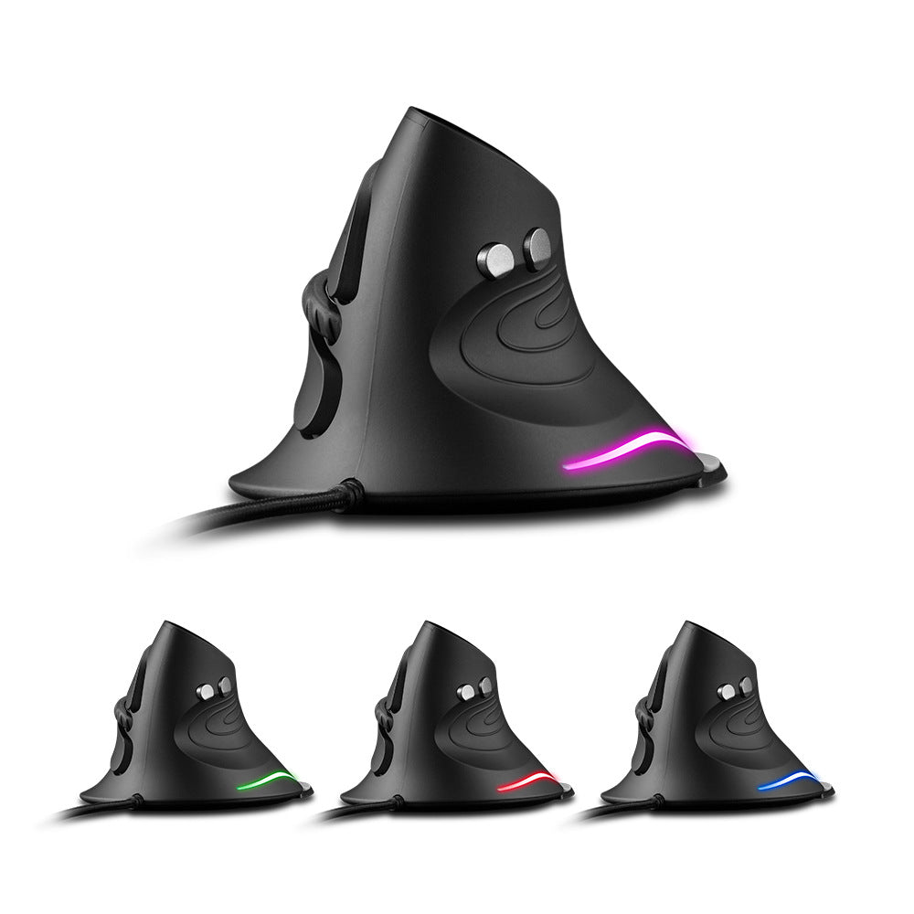Type d'escargot à souris verticale Livre de notes ergonomique Souris filaire de bureau