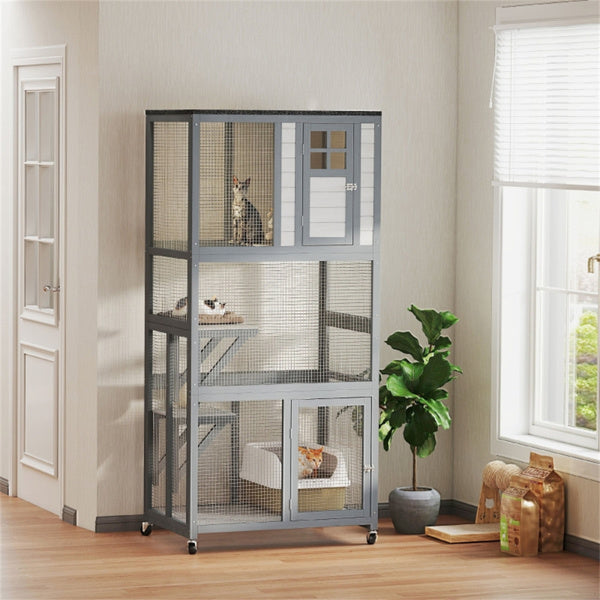 Escaliers pour animaux de compagnie Cat Climbing Tower Cat House