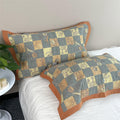 Divers oreillers en coton peigné Jacquard