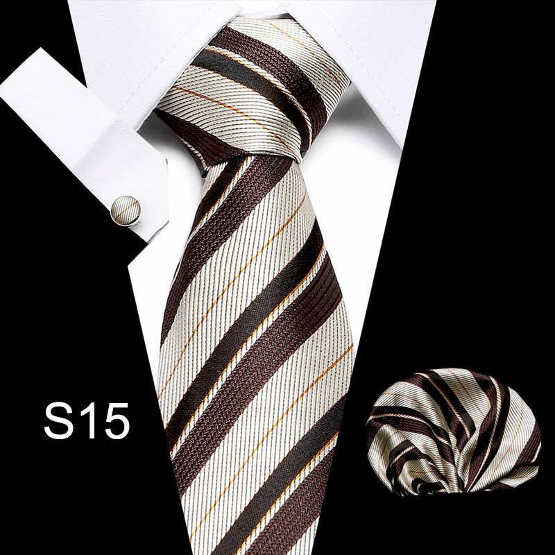 Business Hommes Tie formelle Set En stock Accessoires mode