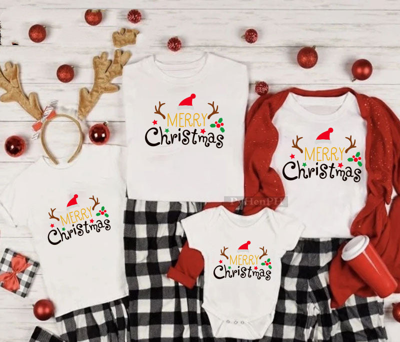 T-shirt de Noël Outfit parent-enfant