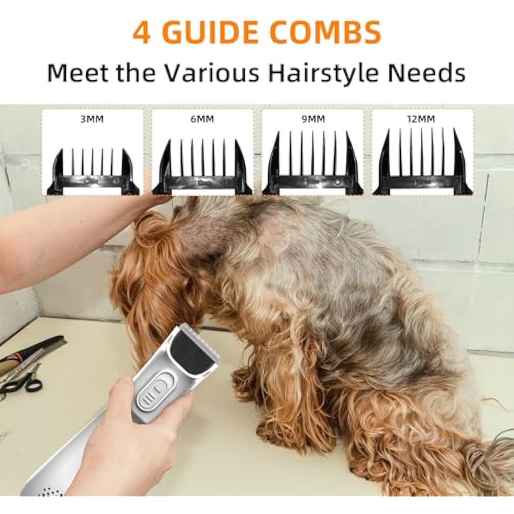 Cheveux d'animaux de compagnie Clipper électrique 3-Setting Shaver réglable
