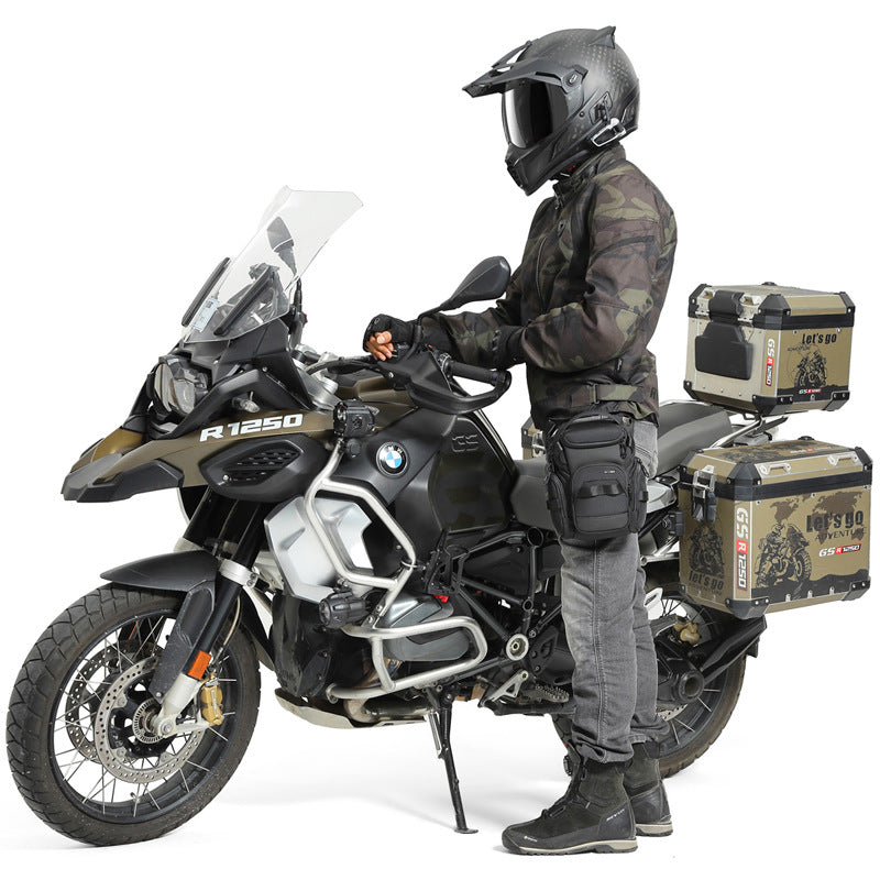 Cyclisme tactique jambe hommes imperméable sac à épaule