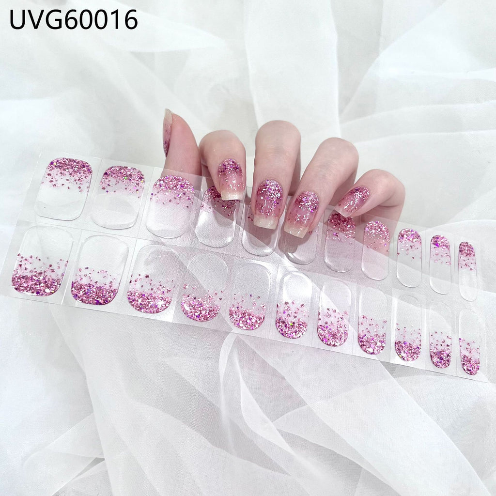 Sticker à ongles de gel UV Semi-cuisiné à ongles UV