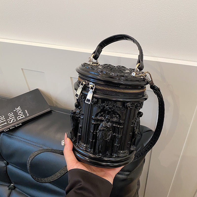 Niche Design 3D Embossé Sac à bandoulière personnalisé