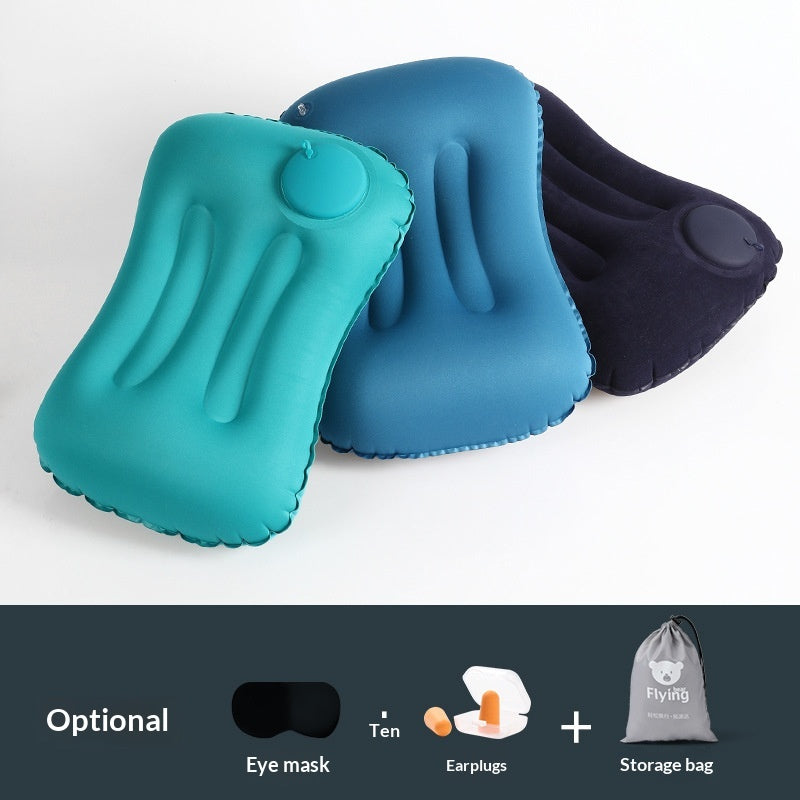 Oreiller gonflable à compression pliable portable