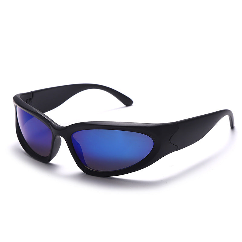 Riding Colorful Sports Mode Personnalité Lunettes de soleil
