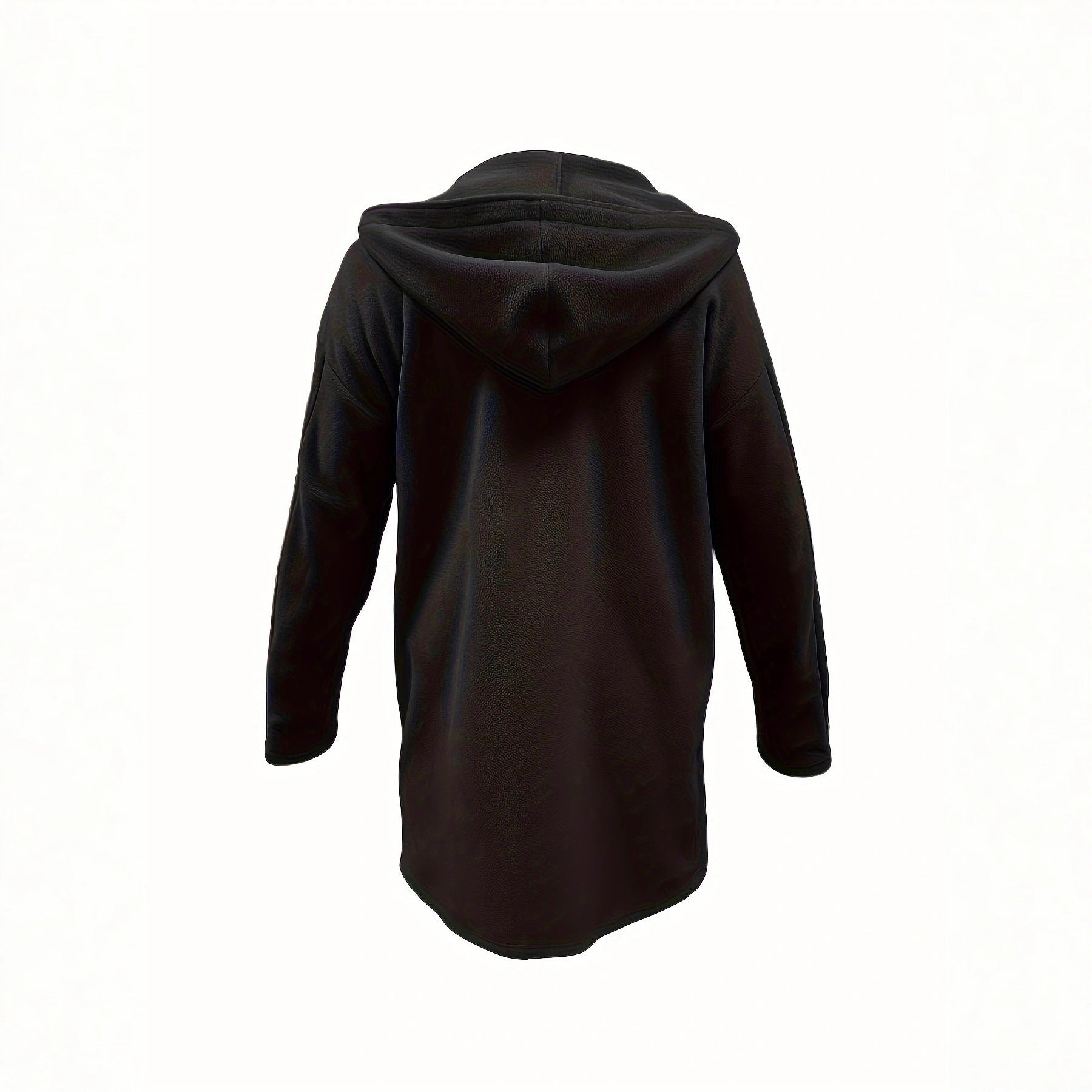 L'automne et l'hiver Veste populaire pour femmes Amazon Long-Sleeved Woolen à capuche longue