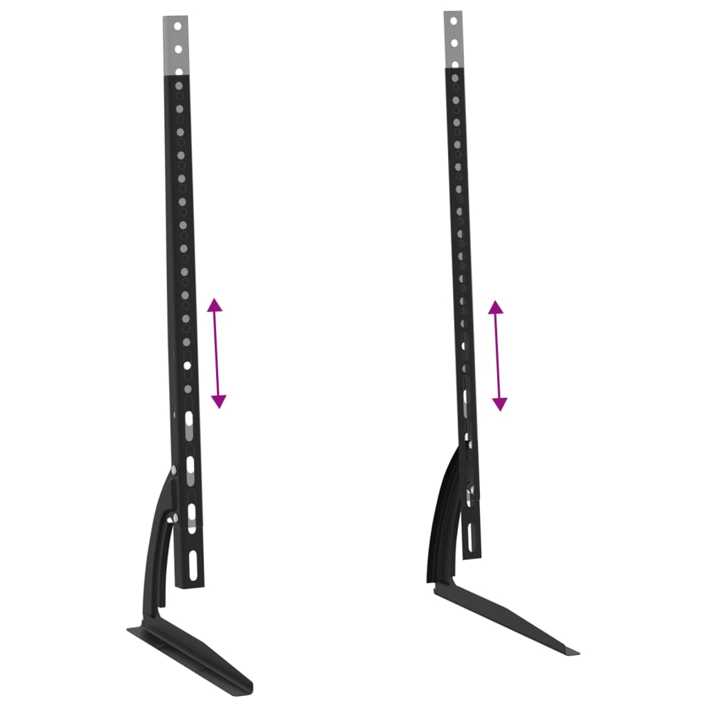 Support TV, 2 pièces, pour écrans 32-75 pouces, Max VESA 600x400mm, 45kg