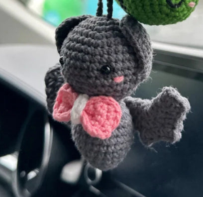 Pendentif de voiture pour animaux quirky à la main