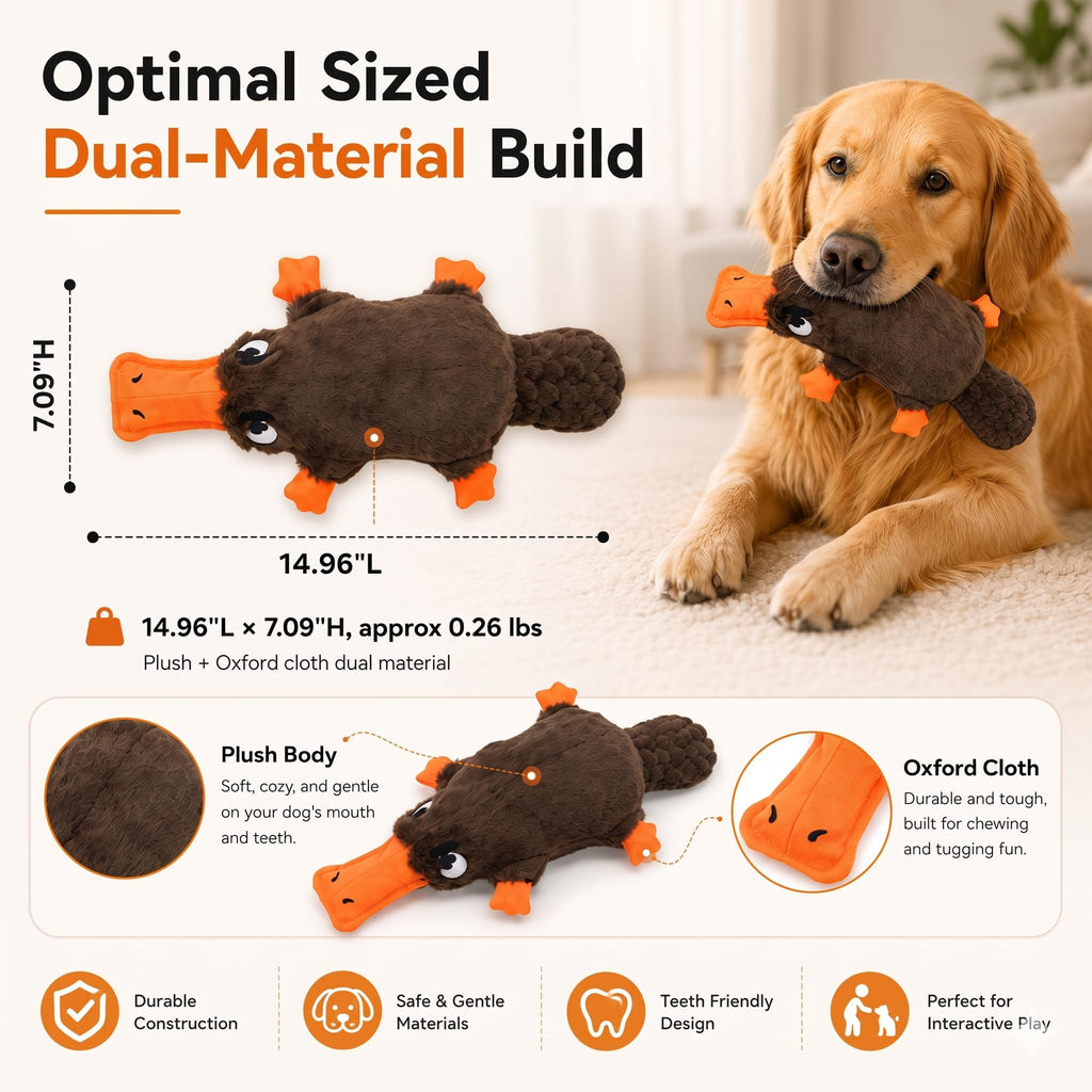 Jouet en peluche de chien squeaky