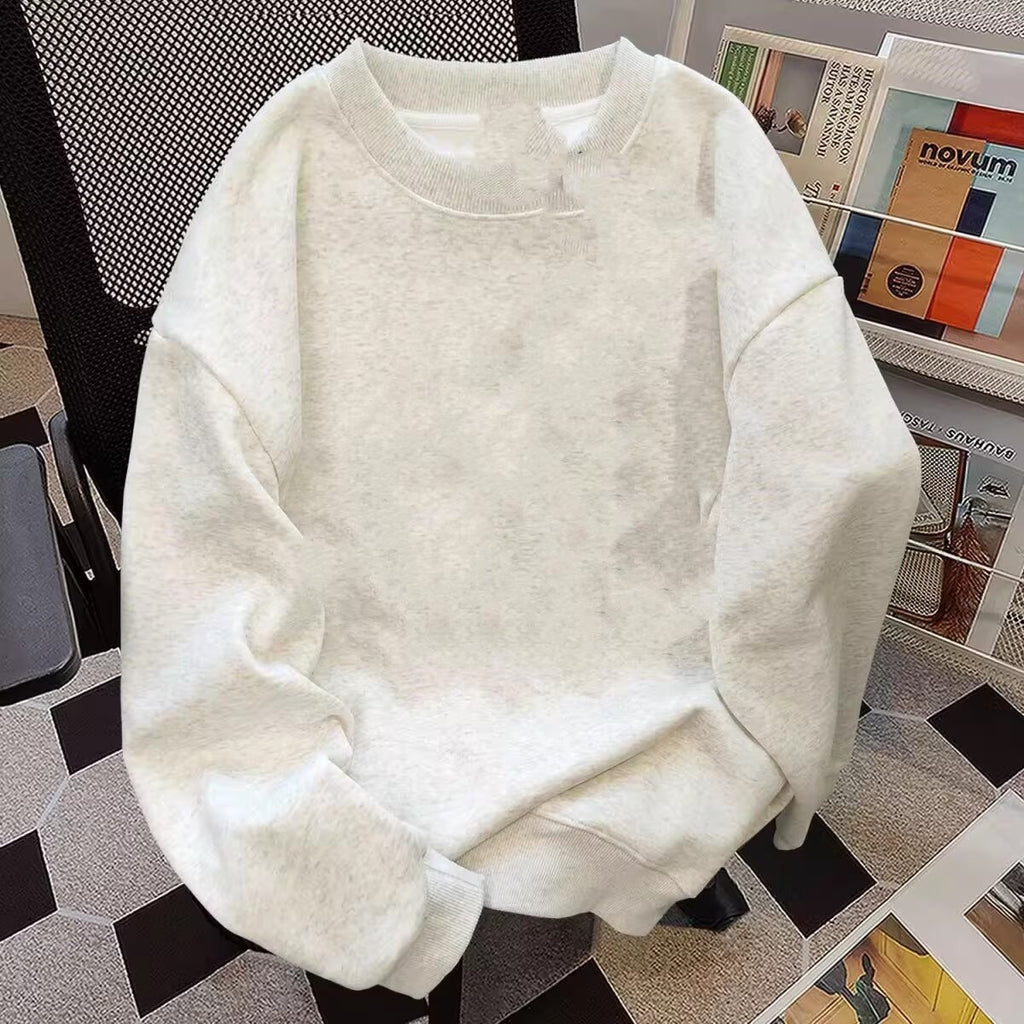 Sweatshirt à col d'équipage épais