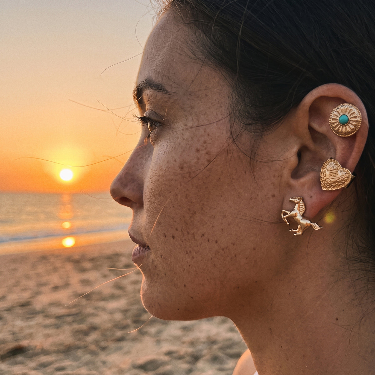 6 paires de boucles d'oreilles de style bohème pour femmes
