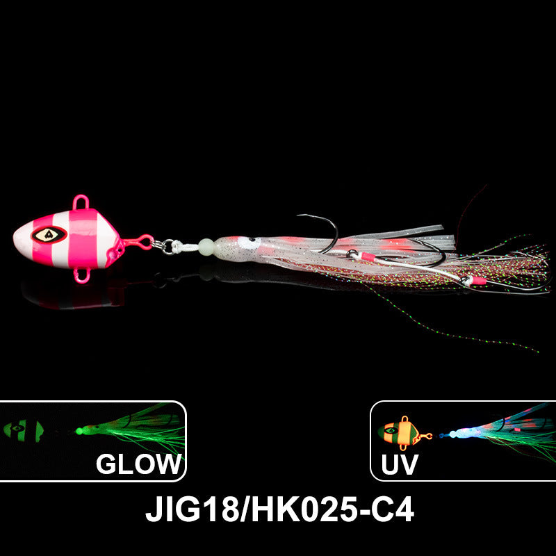 Lumineux bateau de pêche au plomb poisson Lure