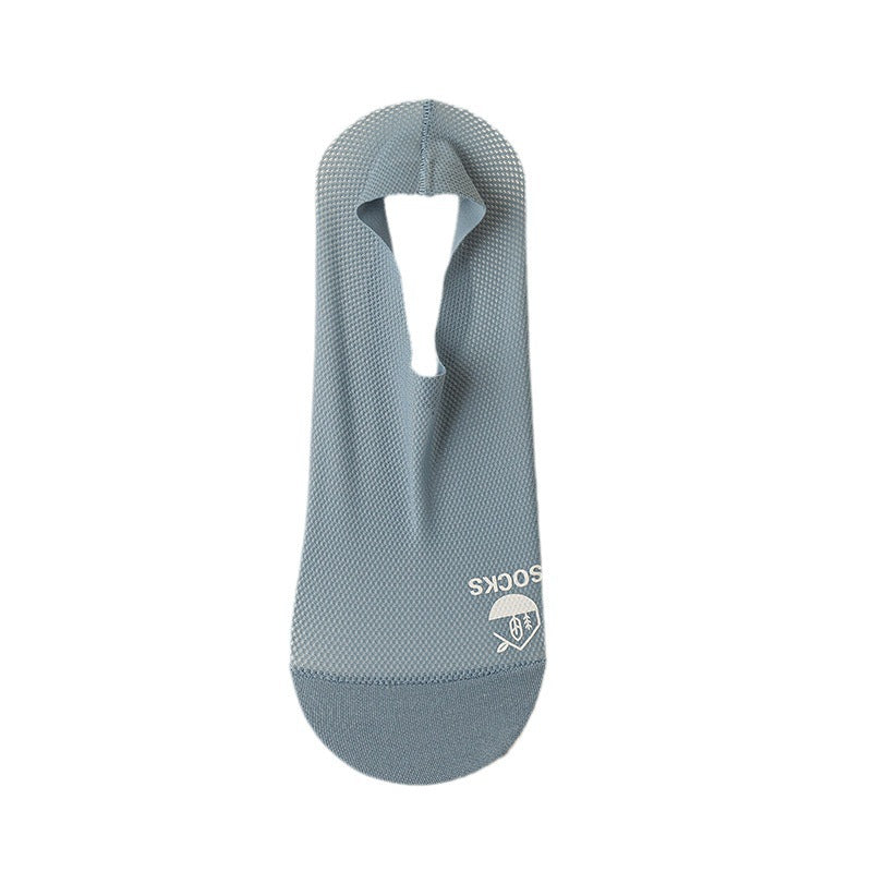 Chaussettes invisibles minces pour hommes Déodorant du fond de coton et absorbant la sueur