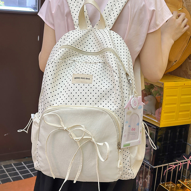 Sac à dos à pointes Preppy de style coréen