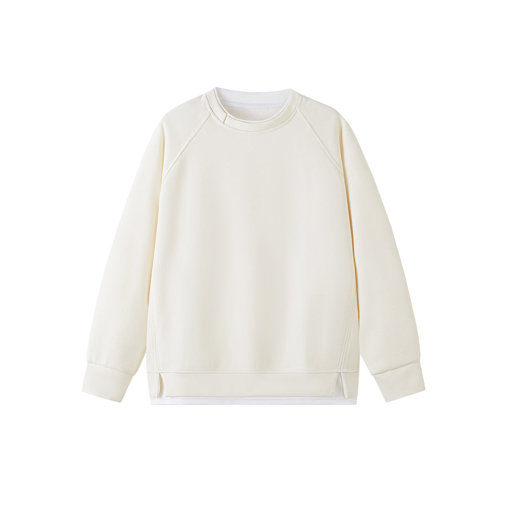 Pull-over en col d'équipage pour femmes