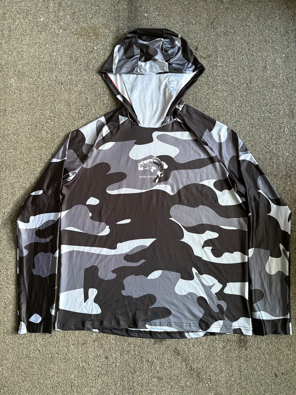 Pêche Hoodie voile chemise Surf couverture visage cou été hommes longue manches chasse Jersey
