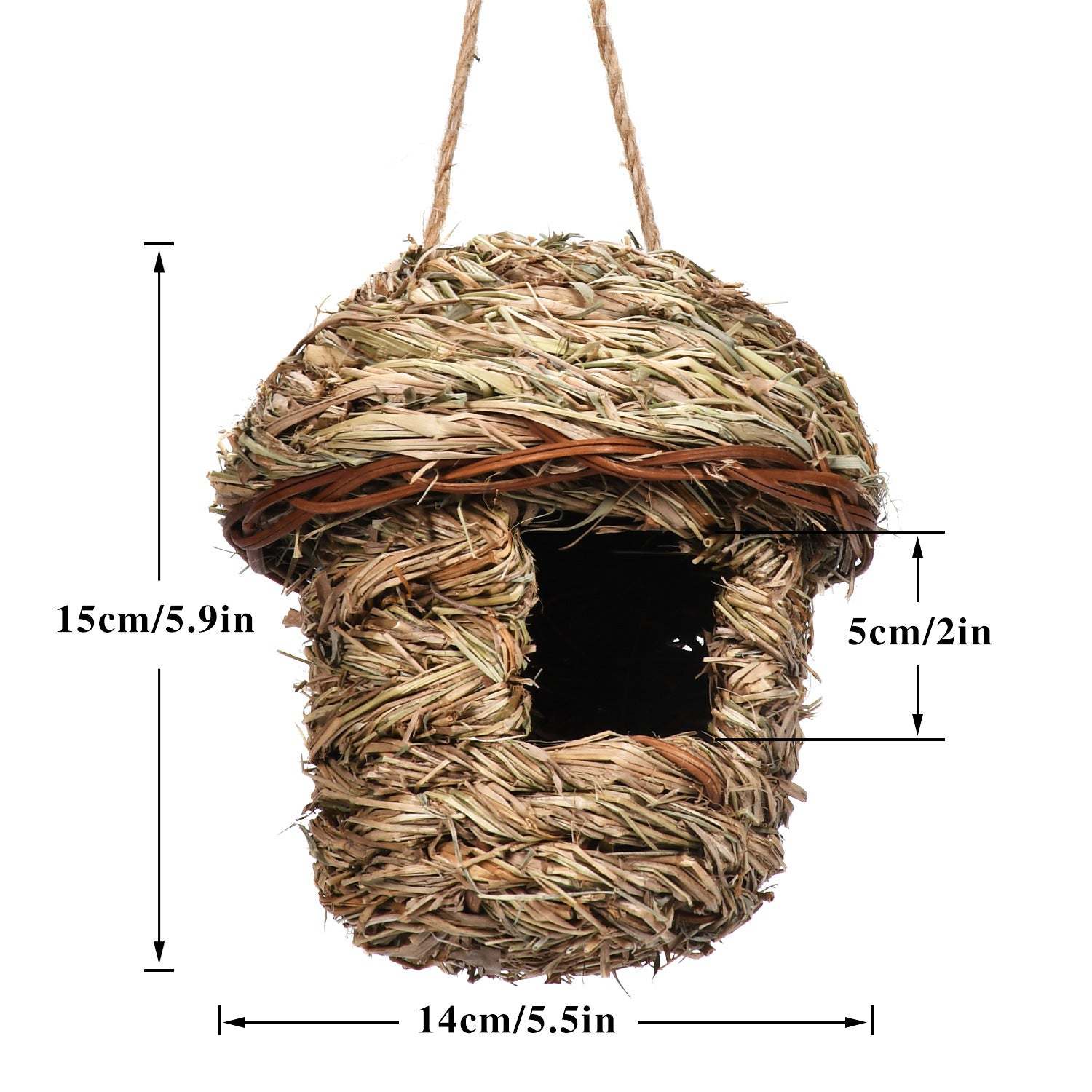 Paille Bird Nest Finition artisanale créative
