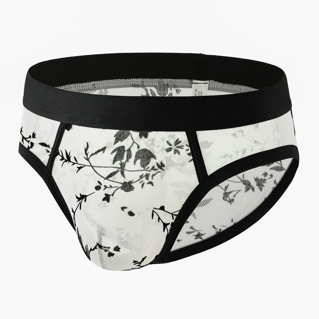 Sous-vêtements plus taille Sexy Hommes Sheer et séduisant Low-rise