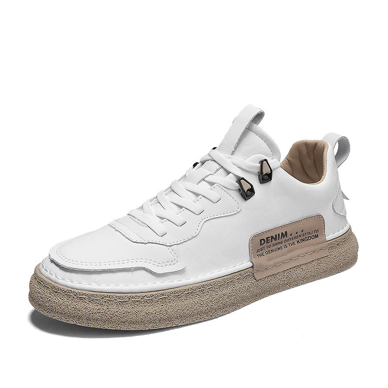 Baskets casual polyvalents en cuir pour hommes