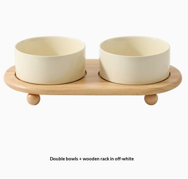 Céramique Cat and Dog Food Bowls Pet Bowl Fournitures