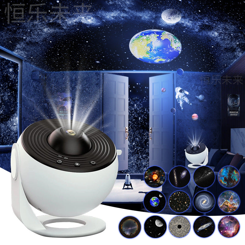 Projecteur Galaxy de nuit Starry Sky Projector 360 Rotate Lampe Planétarium pour les enfants Lit