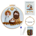 Vintage Broderie bricolage matériel Jésus Croix fait main