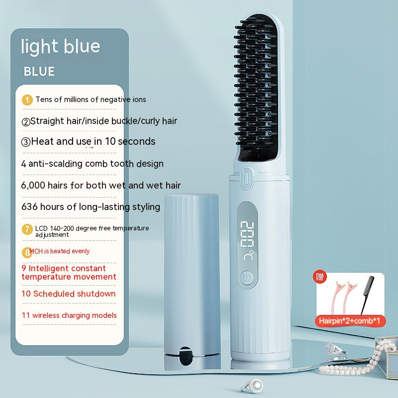 Charging Wireless Straight Portable Mini Power Generation Comb