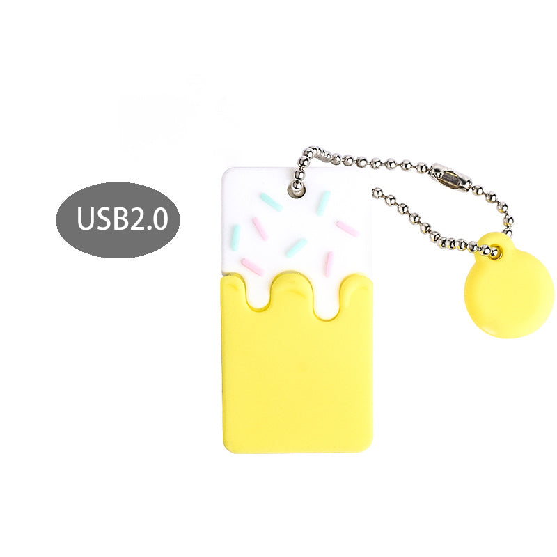 Little Cake Mini Cute Girl Mobile Anti-loss Pendant U Disk