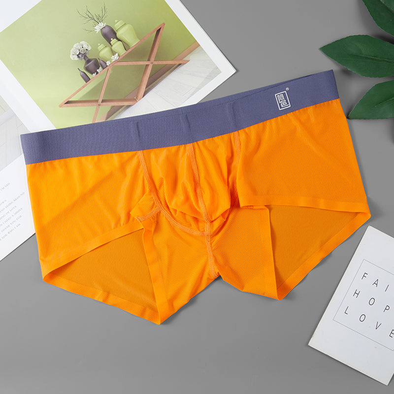 Boxer d'été en soie glacée pour hommes