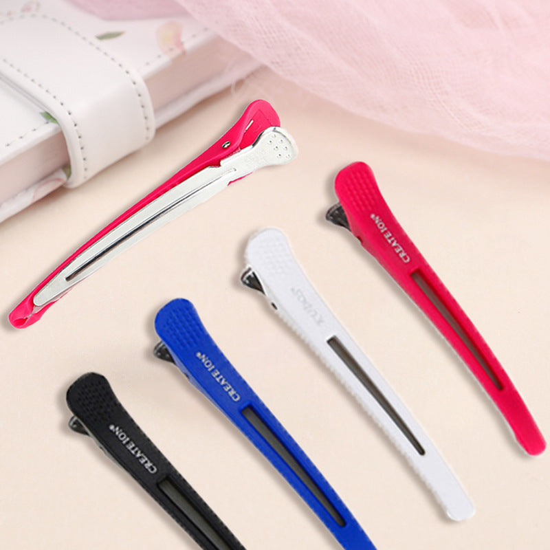 Plastic Barber Professional Clip Duckbill Clip poisson Bouche Clip