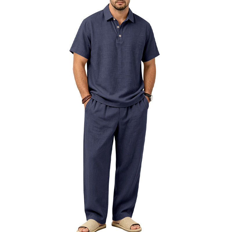Haut à manches courtes et pantalons pour hommes