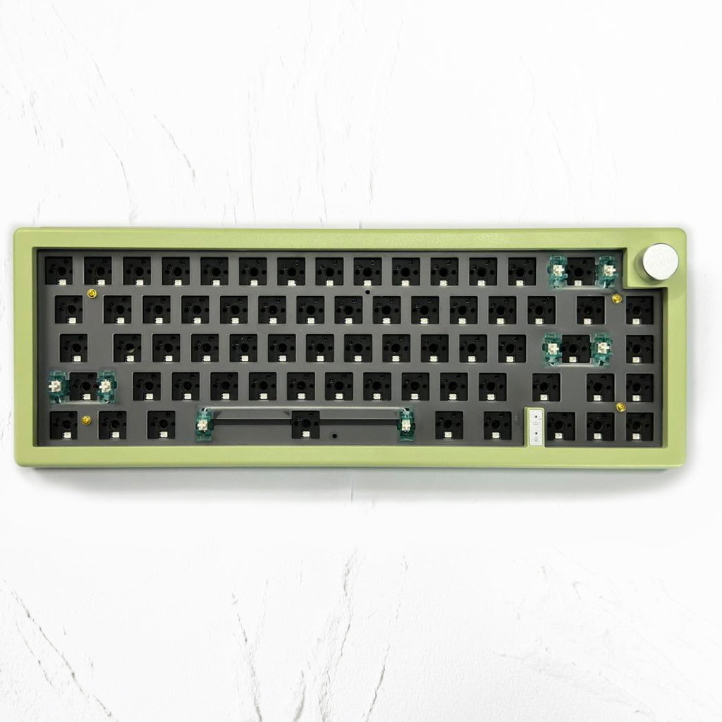 Bricolage personnalisé trois modèles avec prise de support de Knob RGB Kit de clavier mécanique rétroéclairé