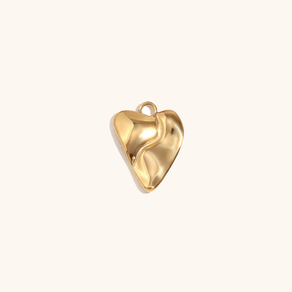 Accessoire de bijoux créatif Pendentif en acier inoxydable avec plaqué or 14K