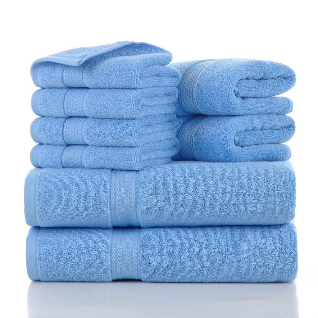 Serviettes de ménage Ensemble de huit pièces doux et absorbant