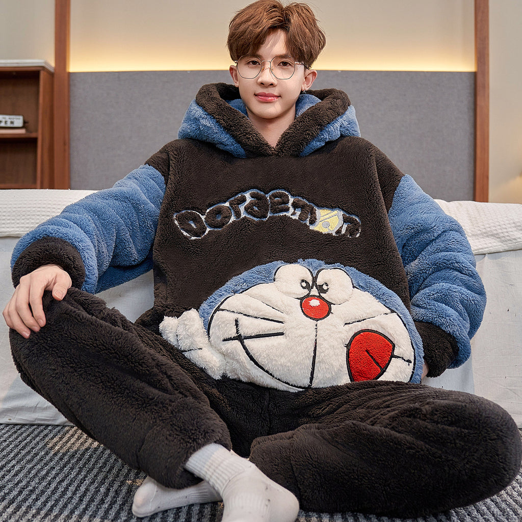 Ensemble de pyjama de dessin animé plus taille homme