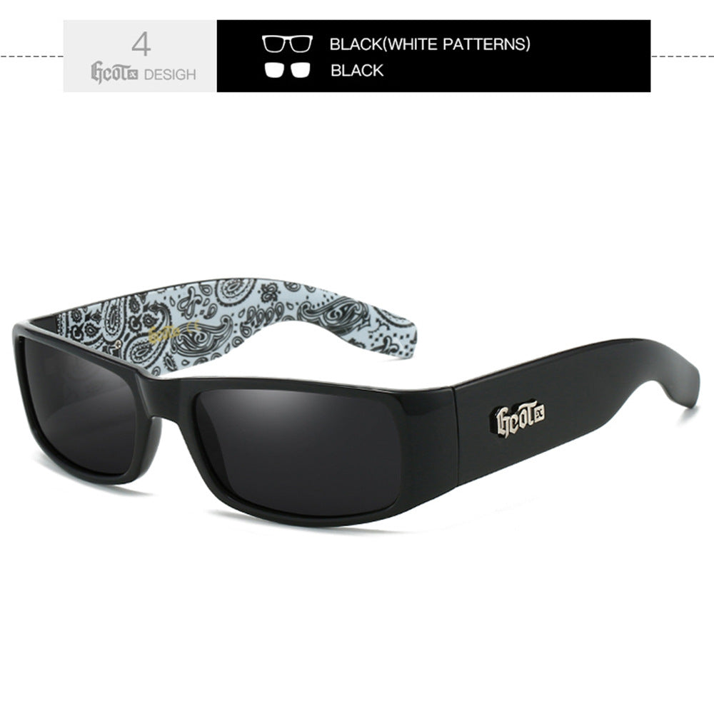 Lunettes de soleil Polarisées Hip Hop Fashion West Coast