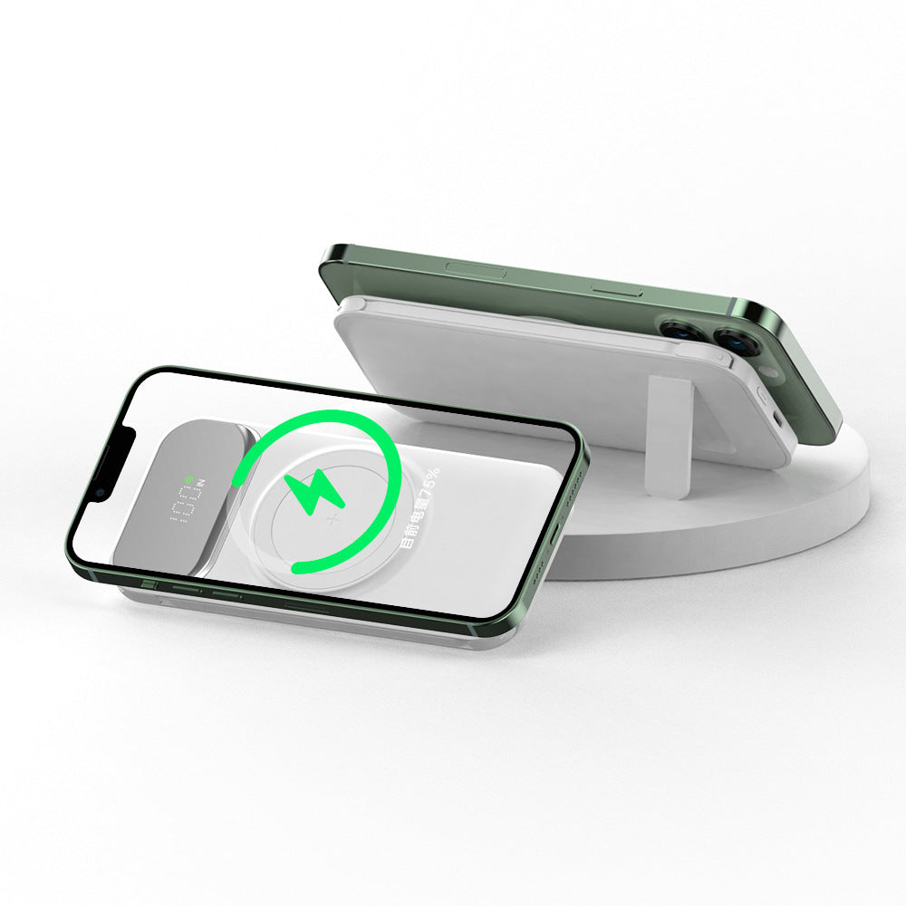 Alimentation de recharge sans fil portable magnétique