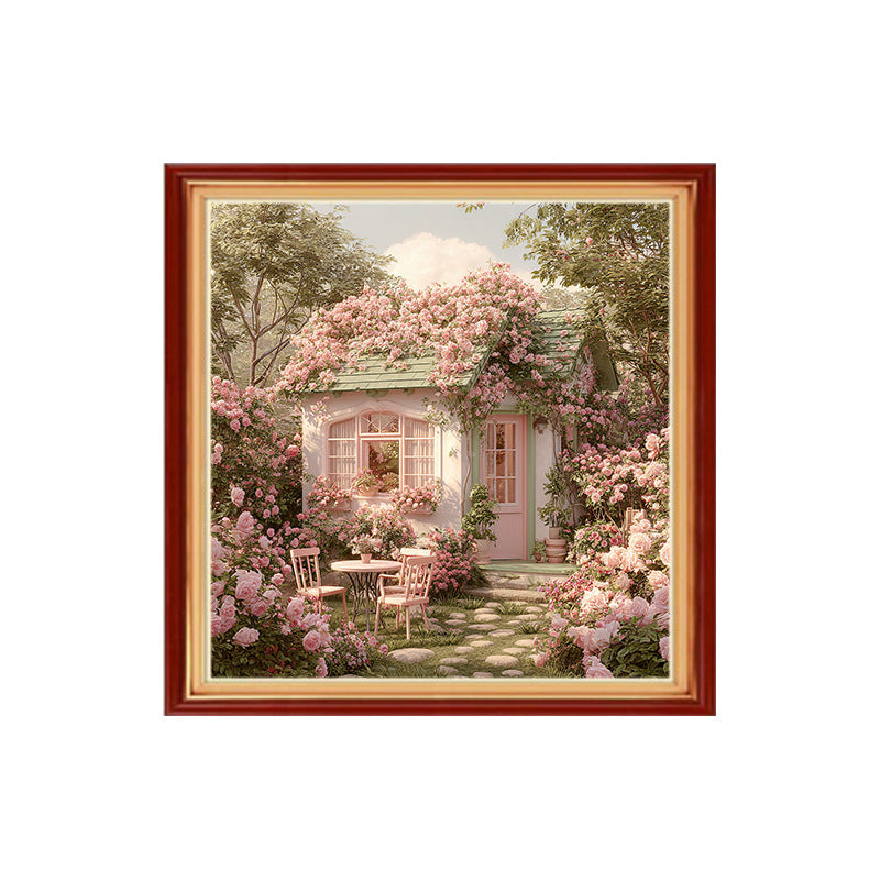 Arrivée DIY Cross-stitch Pleine broderie Paysage cartoon