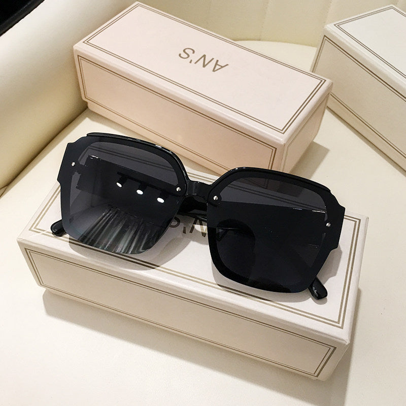 Lunettes de soleil classiques de protection UV à grand cadre