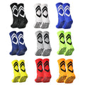 Chaussettes de sport antidérapantes épaissies de football moyen