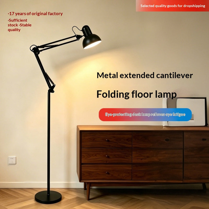 Lampadaire LED avec fixation de la lumière de cadre de fer à réglage à distance